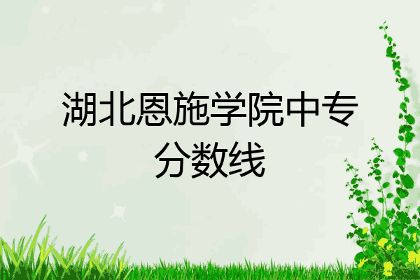 湖北恩施学院中专分数线