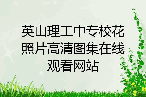 英山理工中专校花照片高清图集在线观看网站