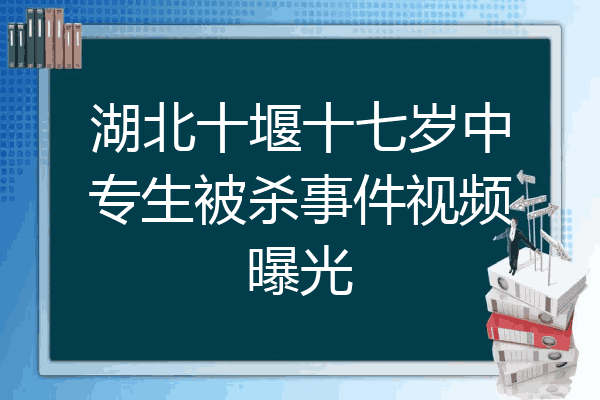 湖北十堰十七岁中专生被杀事件视频曝光