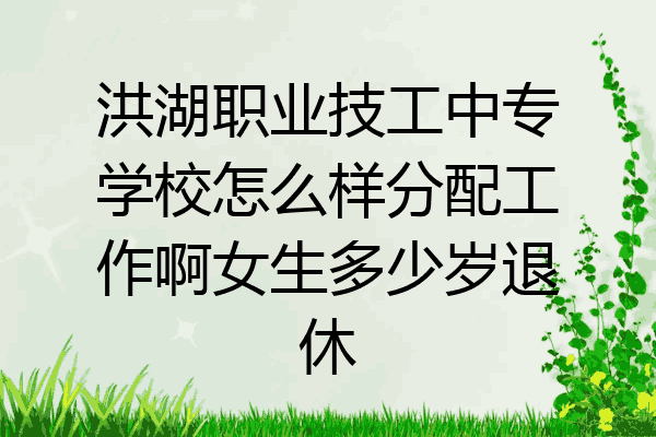 洪湖职业技工中专学校怎么样分配工作啊女生多少岁退休