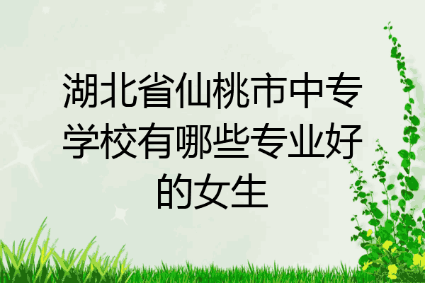 湖北省仙桃市中专学校有哪些专业好的女生