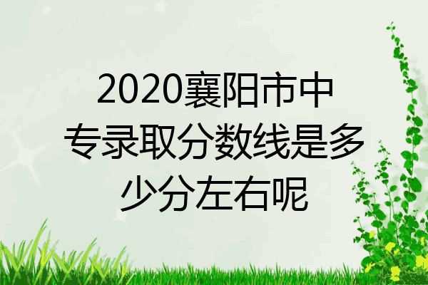 2020襄阳市中专录取分数线是多少分左右呢
