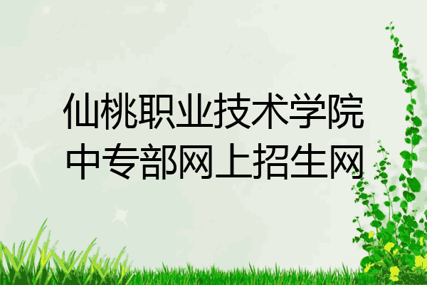 仙桃职业技术学院中专部网上招生网
