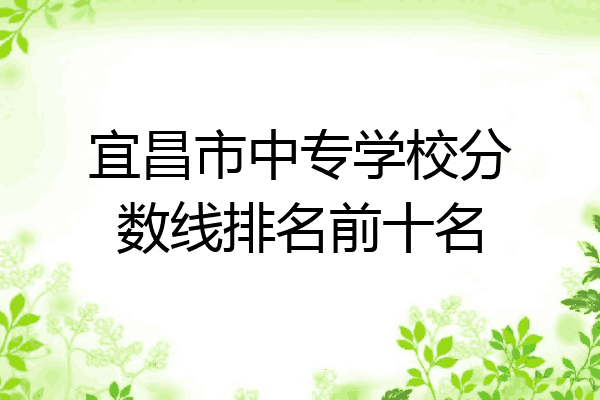 宜昌市中专学校分数线排名前十名