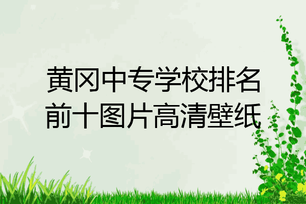 黄冈中专学校排名前十图片高清壁纸