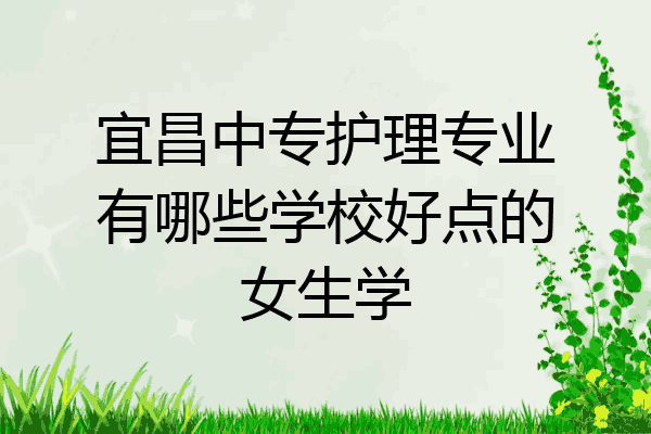 宜昌中专护理专业有哪些学校好点的女生学