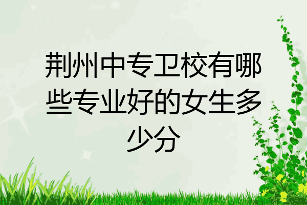 荆州中专卫校有哪些专业好的女生多少分