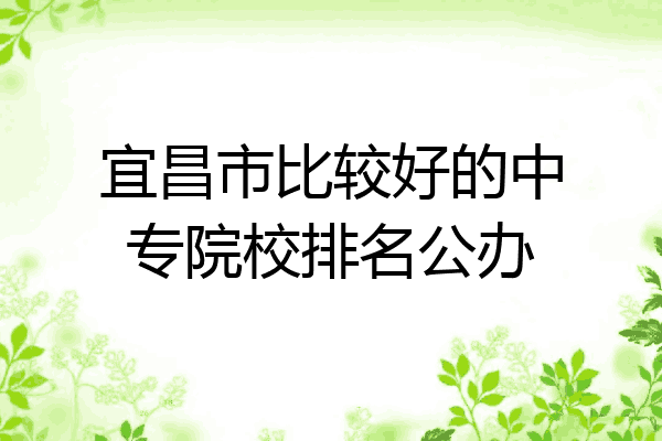 宜昌市比较好的中专院校排名公办