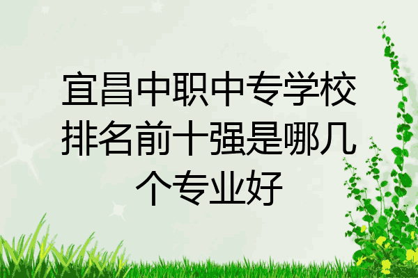宜昌中职中专学校排名前十强是哪几个专业好