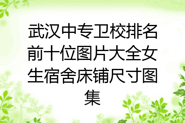 武汉中专卫校排名前十位图片大全女生宿舍床铺尺寸图集