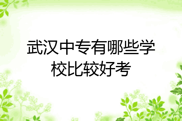 武汉中专有哪些学校比较好考
