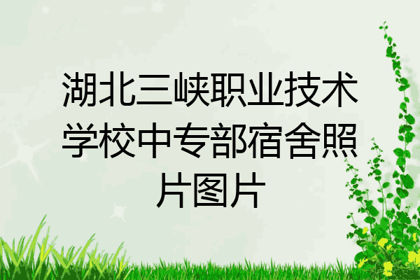 湖北三峡职业技术学校中专部宿舍照片图片