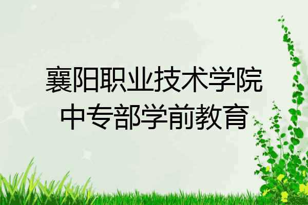 襄阳职业技术学院中专部学前教育