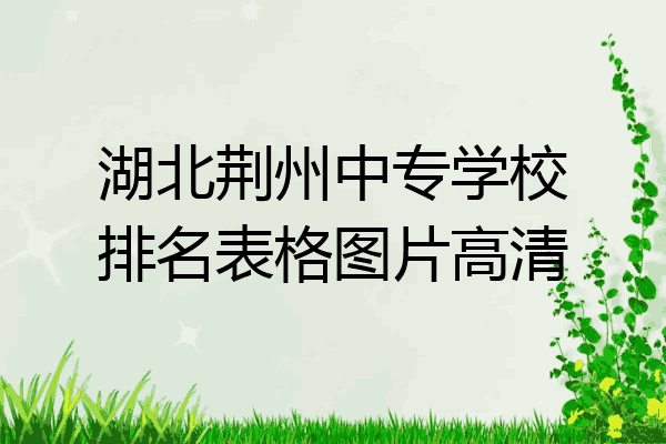 湖北荆州中专学校排名表格图片高清