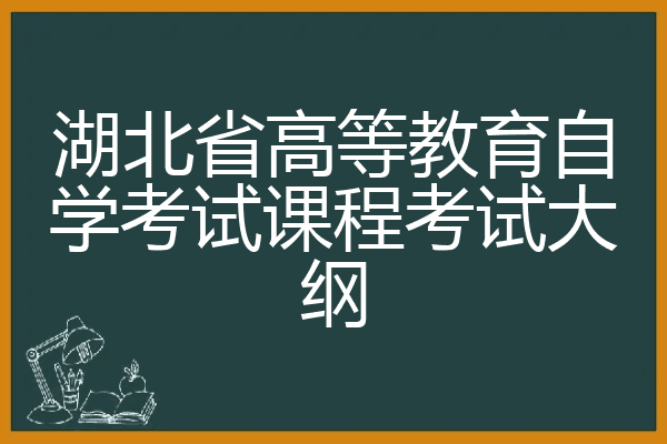 湖北省高等教育自学考试课程考试大纲
