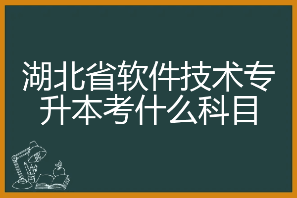 湖北省软件技术专升本考什么科目
