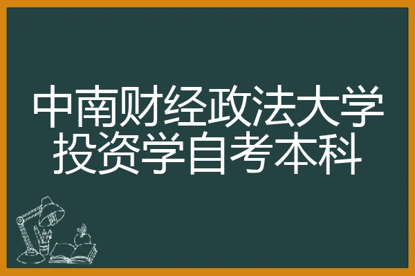 中南财经政法大学投资学自考本科