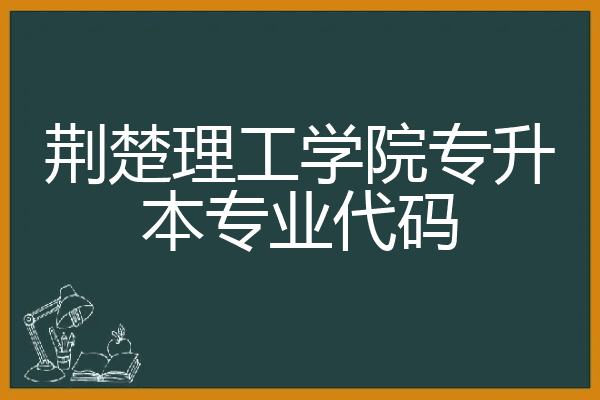 荆楚理工学院专升本专业代码