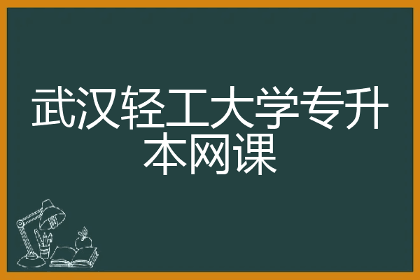 武汉轻工大学专升本网课