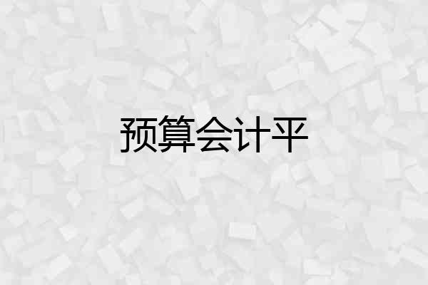 预算会计平