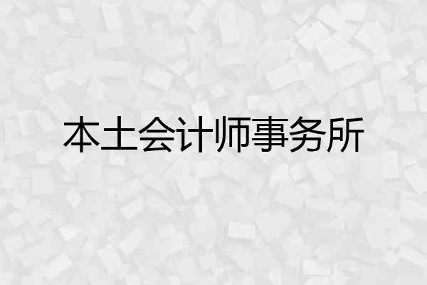 本土会计师事务所