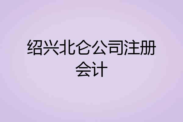 绍兴北仑公司注册会计