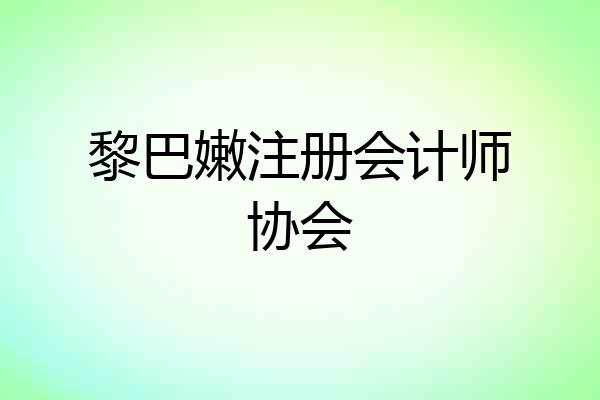 黎巴嫩注册会计师协会