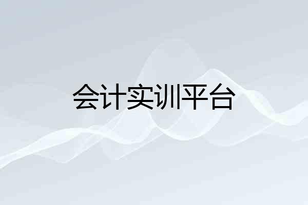 会计实训平台