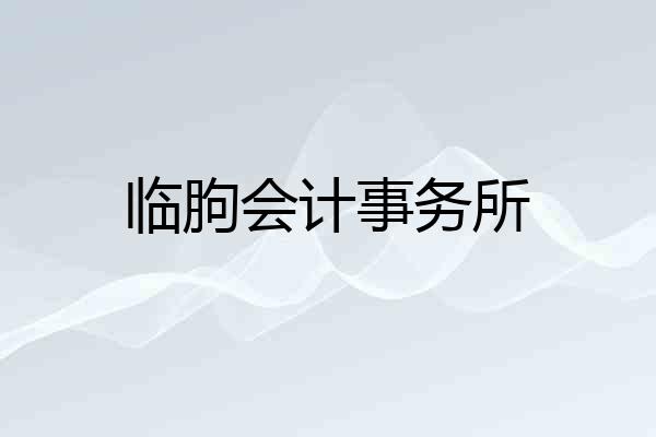 临朐会计事务所
