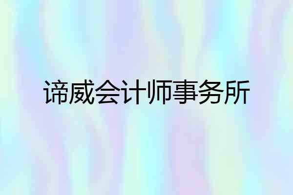 谛威会计师事务所