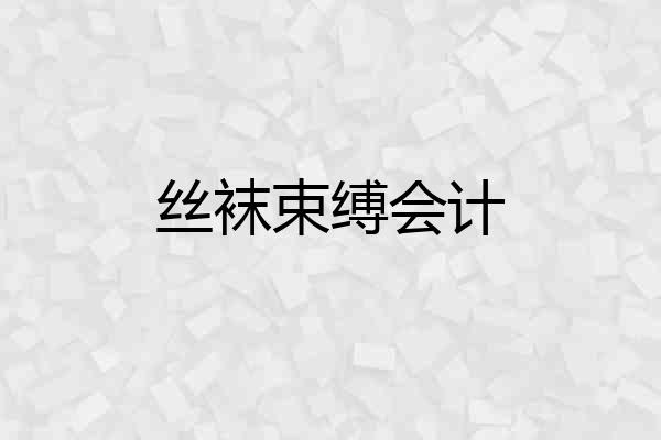 丝袜束缚会计