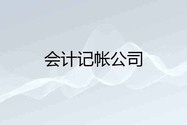 会计记帐公司