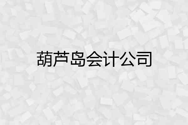 葫芦岛会计公司