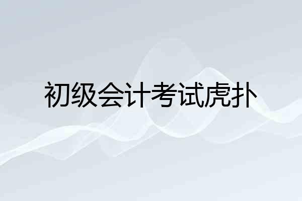 初级会计考试虎扑