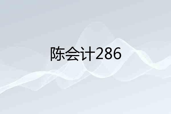 陈会计286