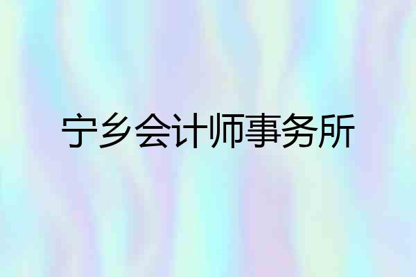 宁乡会计师事务所