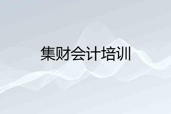 集财会计培训