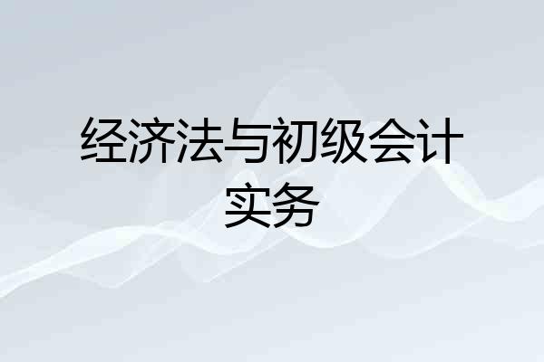 经济法与初级会计实务