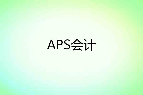 APS会计