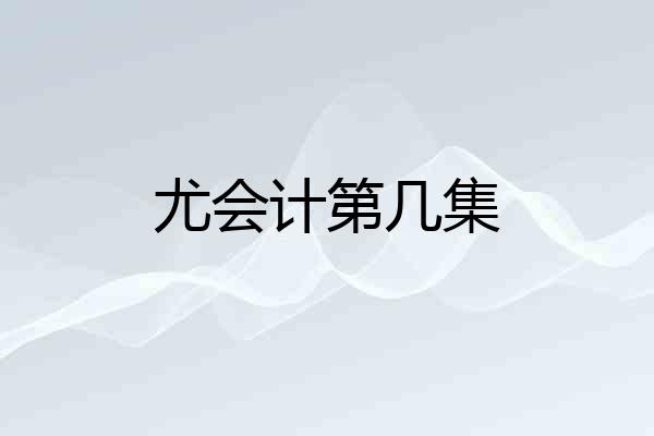 尤会计第几集