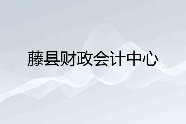 藤县财政会计中心