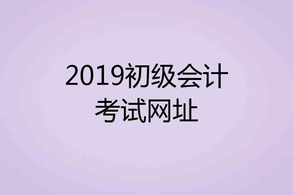 2019初级会计考试网址