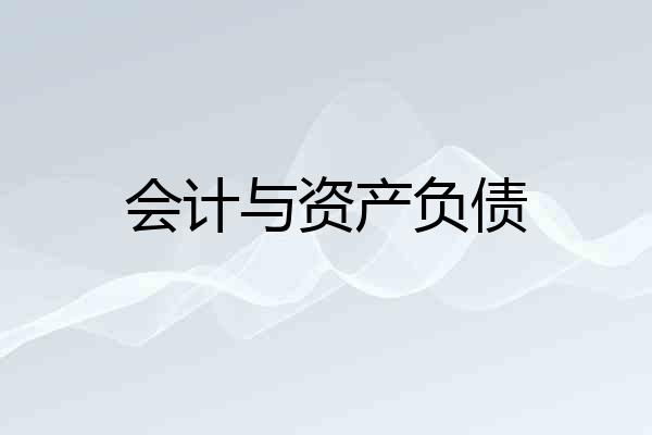 会计与资产负债