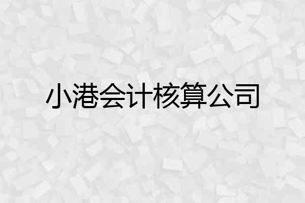 小港会计核算公司