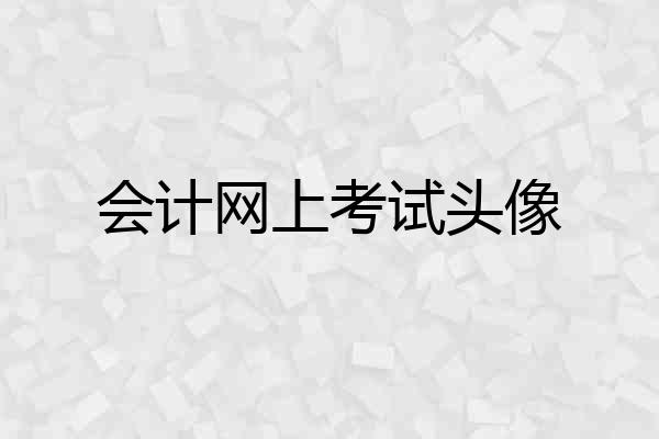 会计网上考试头像
