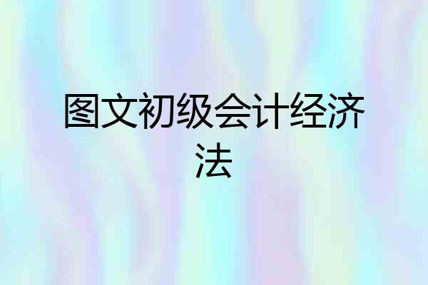 图文初级会计经济法