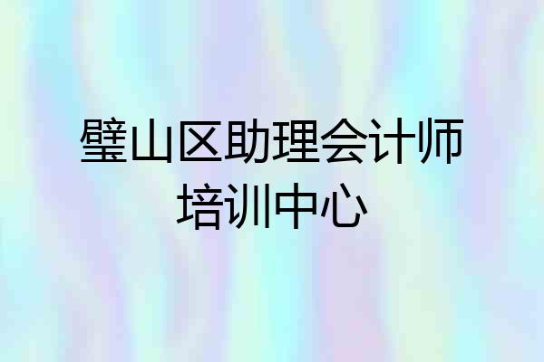 璧山区助理会计师培训中心
