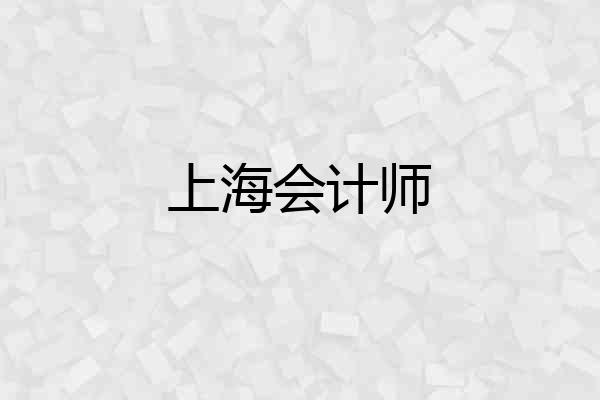 上海会计师