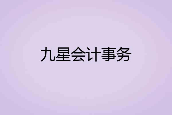 九星会计事务