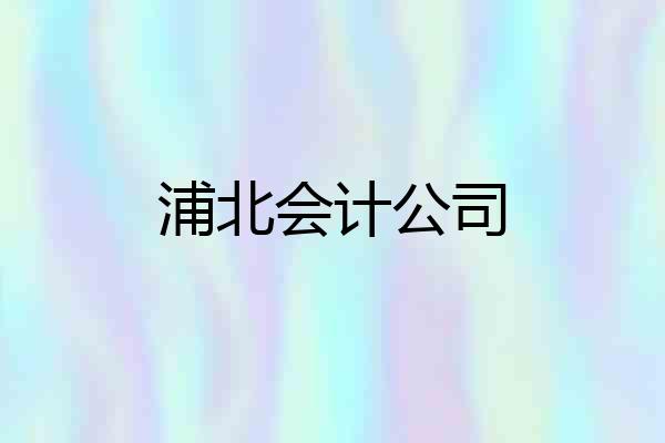 浦北会计公司